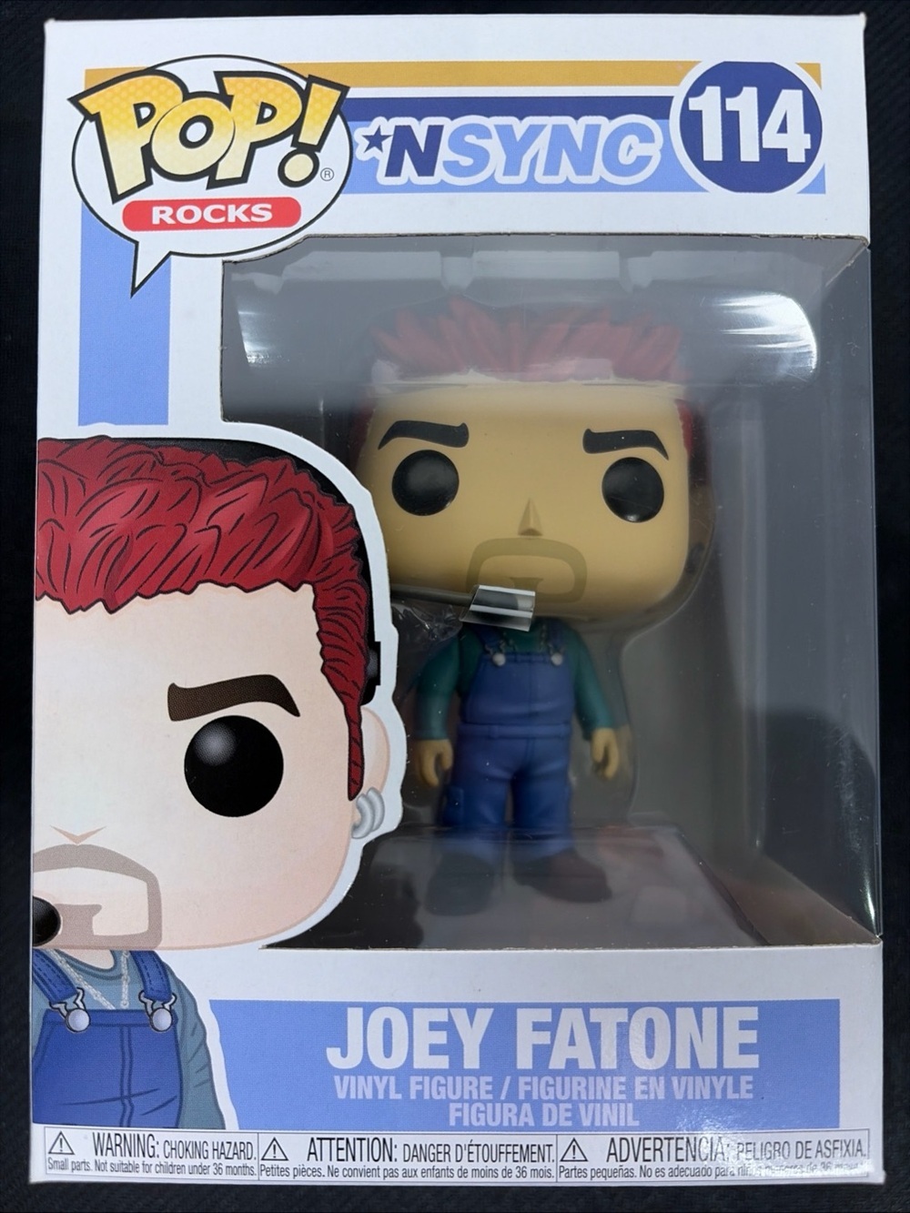Funko Pop! Rocks *NSYNC Joey Fatone #114 Vinyl Figure Collectible